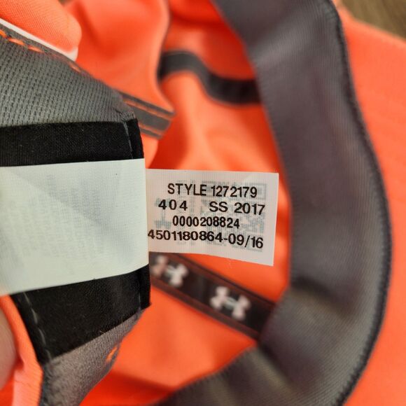 Under Armour Women's Shadow Run Hat Cap Neon Coral Orange Running Lightweight - Picture 11 of 11